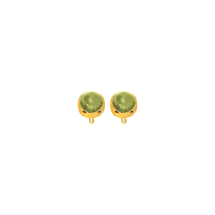 Picture of EARRING WITH TOURLMALIN GREEN
