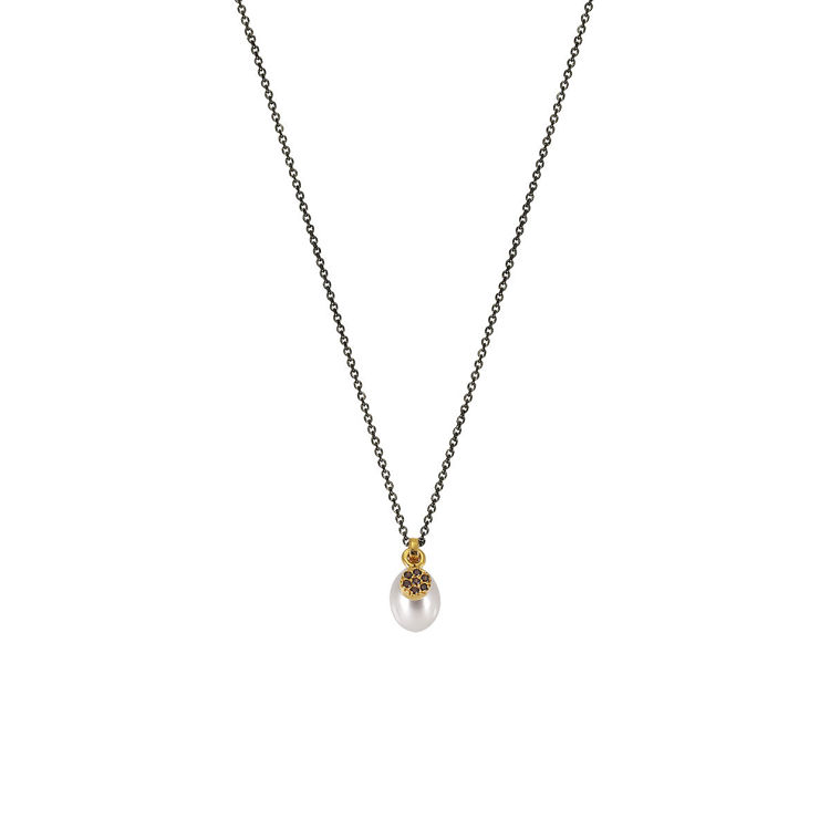 Picture of DROP WITH BROWN ZIRCONIA