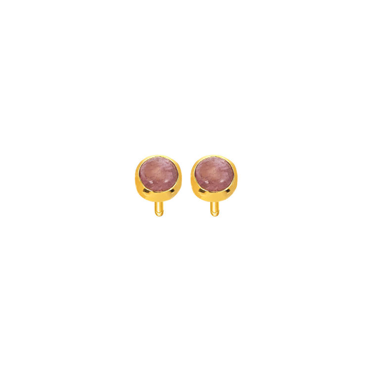Picture of EARRING WITH TOURLMALIN PINK