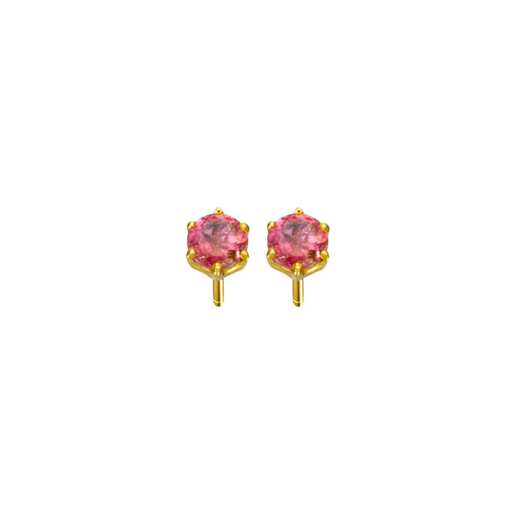 Picture of EARRING WITH TURMALINE PINK
