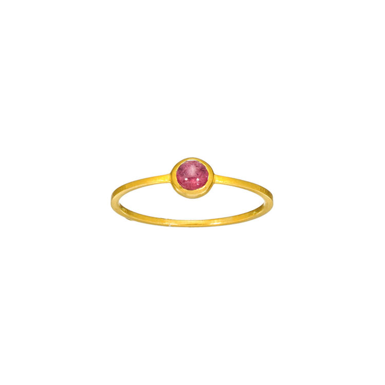 Picture of RING WITH TURMALINE PINK