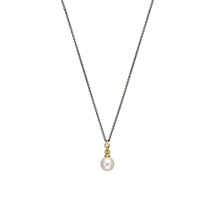 Picture of PEARL WITH CUBIC ZIRCONIA